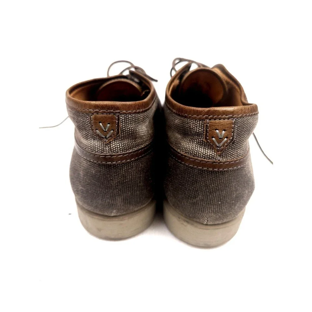 John Varvatos Collection Sz 11 Dylan Binded Grey Chukka Boots Vibram Sole $500